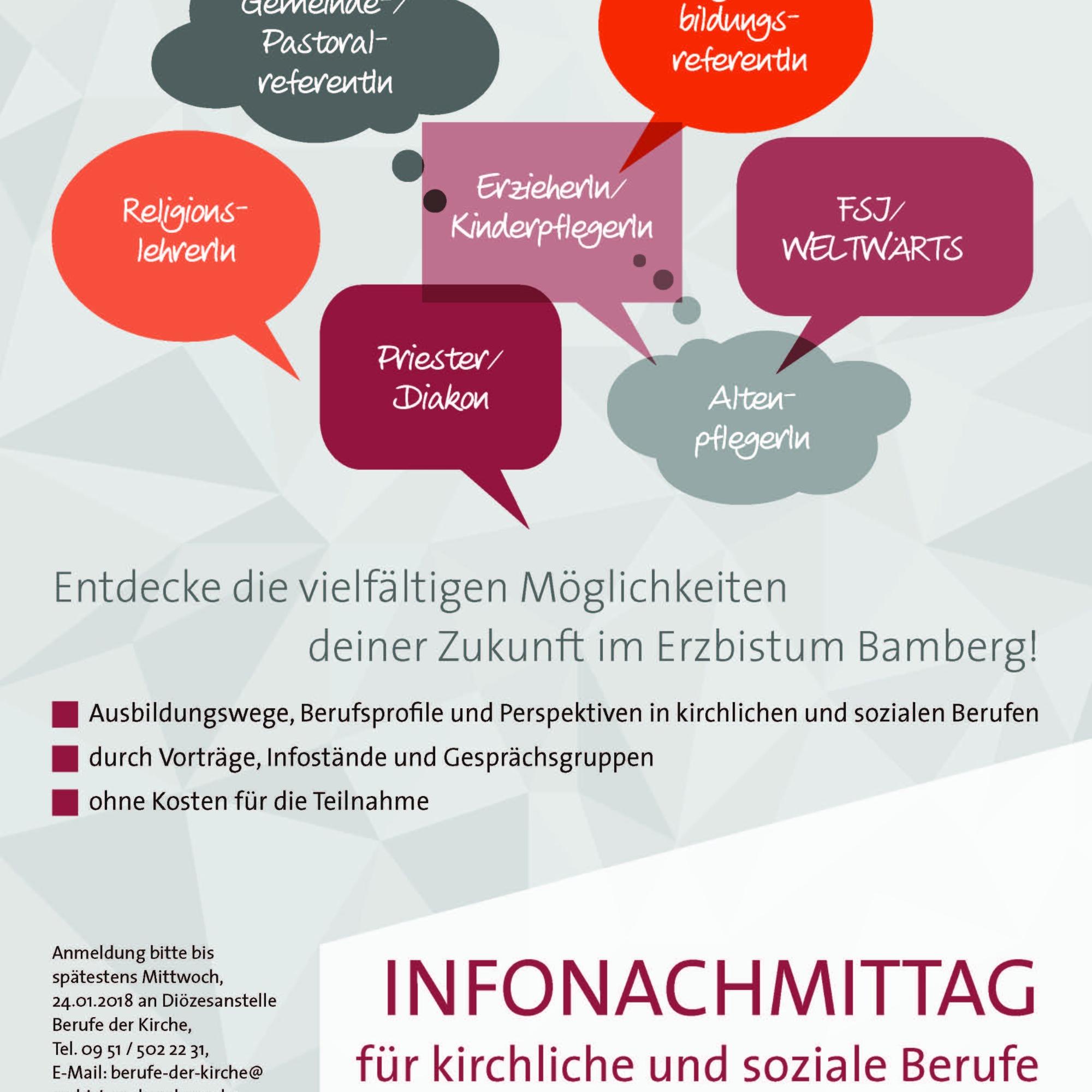 Plakat Infonachmitag