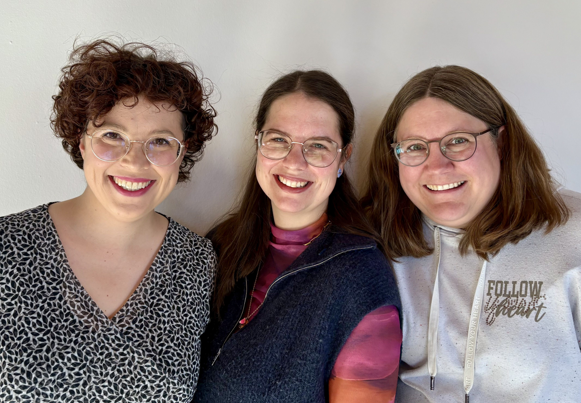 Sarah Kneifel, Lena Neidlein und Anja Fischer